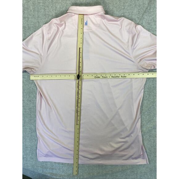 Johnnie O Shirt Mens Extra Large Pink Polo Preppy Surf Summer Beach Golf XL - Picture 6 of 8